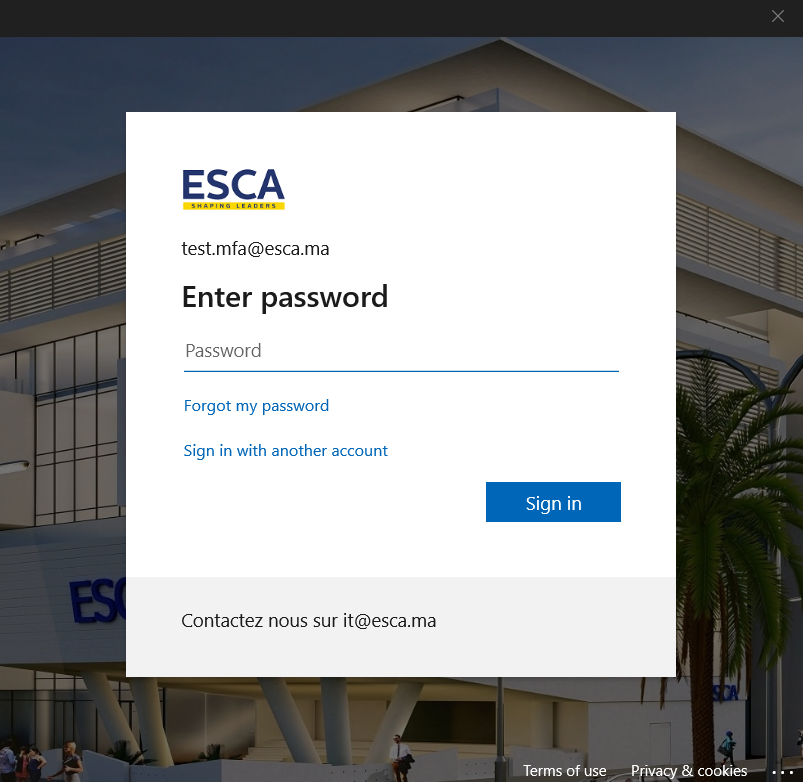 Connectez-vous à votre compte